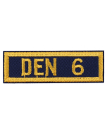 Cub Scout Den Numeral 6