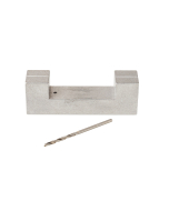 Pinewood Derby Pro Body Tool II includes drill bit to accurately drill axle holes